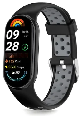 Tech-Protect IconBand Air čierno-sivý / Remienok / pre XIAOMI SMART Band 8, 9, 10, NFC