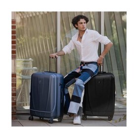 Veľký cestovný kufor Heys Vantage Smart Luggage L Slate Blue