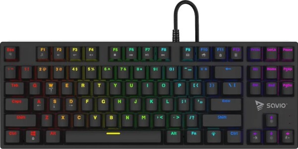 Savio Klawiatura mechaniczna RGB Tempest X2 Outemu Brown