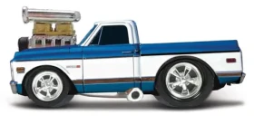 Maisto Muscle Machines - 1972 Chevrolet C10 Pickup modro-biela