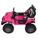 Mamido Elektrické autíčko Extreme Sport 4x4 s premenlivou veľkosťou ružové