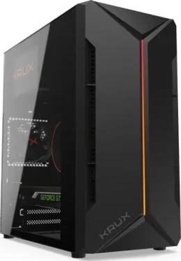 KRUX Astro čierna / PC skriňa / micro-ATX / mini-ITX / priehľadná bočnica / bez zdroja (KRX0016)