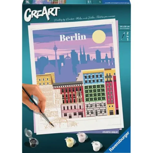Ravensburger CreArt Farebný Berlín - maľovanie podľa čísel