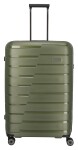 Veľký škrupinový kufor na kolieskach Travelite Air Base L Olive