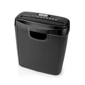 Nedis Skartovačka čierna / Pásový strih / 6x stránok A4 / 10 l / 190 W (PASH112BKA4)