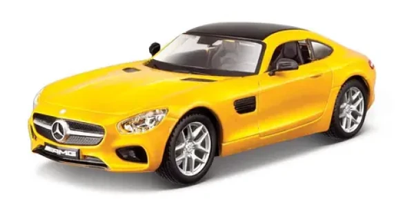 Bburago Mercedes - AMG GT žltá metalíza 1:32