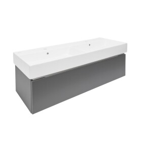 Kúpeľňová skrinka s umývadlom SAT Feel 120x30x46 cm antracit mat SATFEEL120ANTU2 SATFEEL120ANTU2