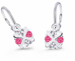 Cutie Jewellery Nežné detské náušnice bieleho zlata C2753-10-X-2