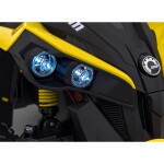 Mamido Detská elektrická štvorkolka Maverick ATV 2x200W žltá