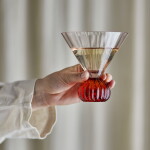 Bloomingville Pohár Taurin Champagne Rose 300 ml