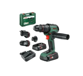 BOSCH AdvancedImpact 18V-80 zelená / Aku príklepová vŕtačka / 18V / 13mm skľučovadlo / QuickSnap / 82 Nm / 2x 2,5Ah (06039E2105)