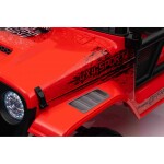 Mamido Mamido Elektrické autíčko OFF ROAD EXTREME 4x4 červené 24V | 200W | 50 kg | EVA | LED | 2,4 Ghz | ECO koža