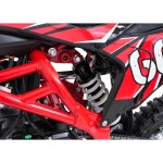 Mamido Detská benzínová motorka RamiGO ULTRA 66 125CC červená