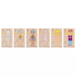 Goki Goki Vrstvené puzzle dievča