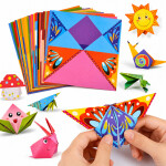 Mamido Kreatívna sada origami 100 farebných listov