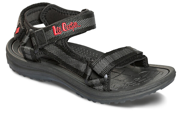 Lee Cooper LCW-22-34-0941L Dámske sandále šedo / čierne 38