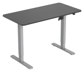 Equip Elektricky nastaviteľný stôl čierna / Stôl / elektrický zdvih / nosnosť 70 kg / výška 68-118 cm / doska 120x60 cm (650811)