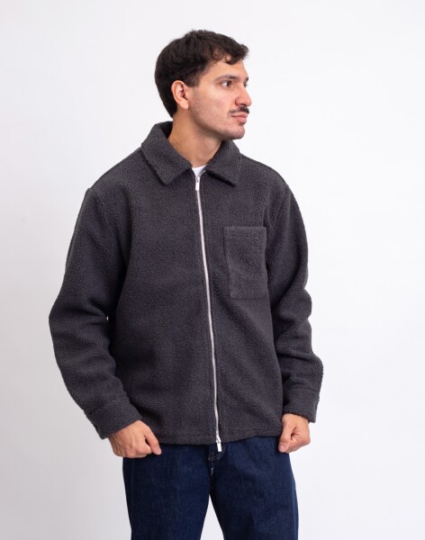 Edwin Snug II Overshirt LS Dark Grey L