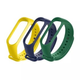 XIAOMI Mi Band Strap 5amp;6 modrá amp; zelená amp; žltá (3ks) / Náhradné náramky pre XIAOMI Mi Band 5amp;6 (2926934117783)