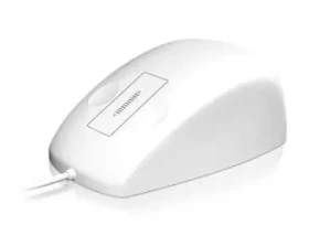 Keysonic Waterproof Mouse biela / Myš / USB / silikónová / vodotesná (KSM-5030M-W)