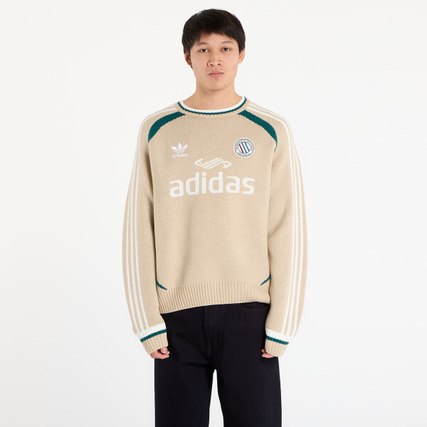 Mikina adidas Adicolor Blokecore Pullover UNISEX Wonder Beige XL