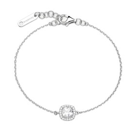 Brosway Slušivý strieborný náramok s kubickými zirkónmi Fancy Infinite White FIW158