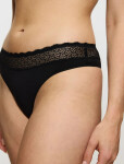 Dámske tangá Feel of Modal String - BLACK - black 0004 - TRIUMPH BLACK XL