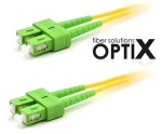 OPTIX SC / APC-SC / APC / Optický patch cord / 09/125 / 3 m (859558981442)
