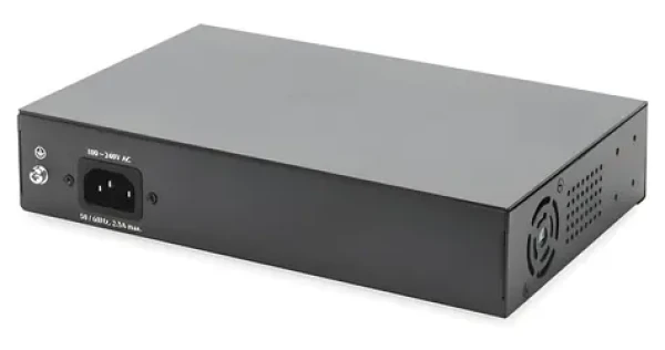 Digitus / Switch / 8 portov / Gigabit / PoE+/PoE++ 180 W / 2x SFP uplink (DN-95140)