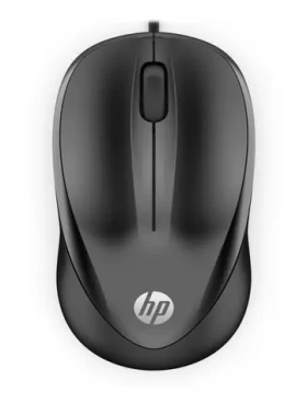 HP 1000 čierna / drôtová myš / optická / 1200 dpi / USB (4QM14AA#ABB)