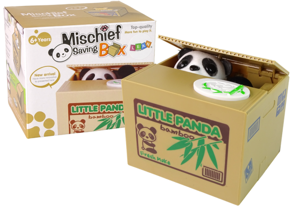 Mamido Panda Pokladnička Učenie o Sporení Bambusu