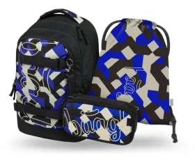 BAAGL SET 3 Skate Max Variety: batoh, peračník, vrecko GRS (A-36103)