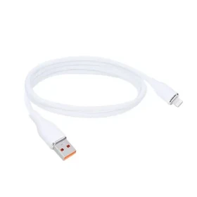 Solight SSC15005-S Kábel Lightning (M) - USB-A (M) 0.5m biela / silikón (SSC15005-S)