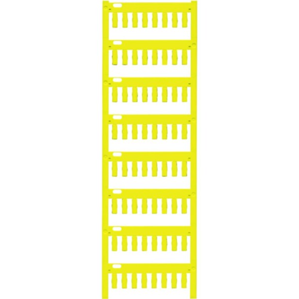 Weidmüller 1714091687 VT-TM-I 12 NEUTRAL GE značenie prístrojov Druh montáže: nasunutie Potlačiteľná plocha: 4.60 x 12 mm žltá Počet markerov: 640 640 ks; 1714091687