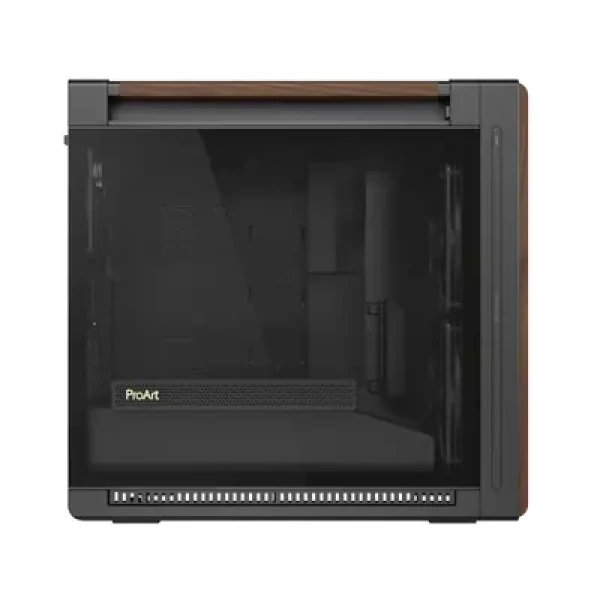 Asus PROART PA602 WALNUT WOOD hnedá / E-ATX / 2x USB 3.2 / 1x USB-C 3.2 / bez zdroja / priehľadná bočnica (90DC00J0-B09030)
