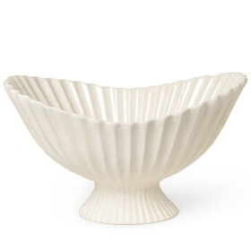 Ferm LIVING Dekoratívna misa Fountain Centrepiece Off White