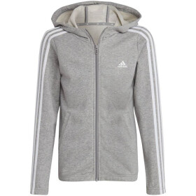 Mikina Adidas Essentials prúžkami zipsom Jr IC3635