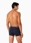 Pánske boxerky 2PACK 111769 3F720 07448 šedo-tm. modré - Emporio Armani M