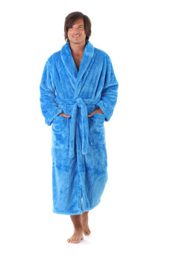 Pánsky župan Jack extra nadmer nadmer Sky Blue nadměr 3XL