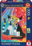 Schmidt Puzzle Šťastná mačacia rodina