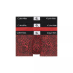 Pánske boxerky 3Pack 000NB3532E HZY black and red - Calvin Klein XL