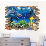 Veselá Stena Samolepka Roztomilé delfíny Veľkosť: 88 x 58 cm