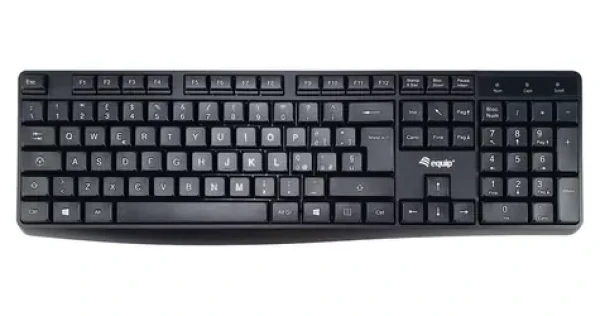 Equip Drôtová klávesnica IT čierna / Klávesnica / USB / 105 kláves / Plast (245213)
