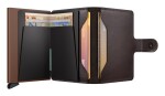 Kožená mini peňaženka Secrid Miniwallet Original Chocolate