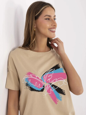 Tričko CLM TS 1019.79 camel XL