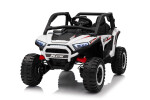 Mamido Mamido Elektrické autíčko Buggy UTV KCK 4x4 biele 24V | 800W | 50 kg | EVA | LED | 2,4Ghz | ECO koža