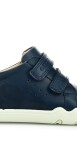 Geox Steppieup Wax.Lea Navy/White celoročné členkové barefoot topánky 26 EUR