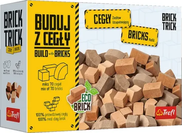 Trefl - Stavebnica - BRICK TRICK Náhradné balenie tehál mix