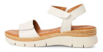 Tamaris 1-28220-44-117 Dámske sandále na kline biele 41