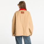 Bunda A.P.C. x Marc Jacobs UNISEX Lined Jacket W Contrast Collar Brown S